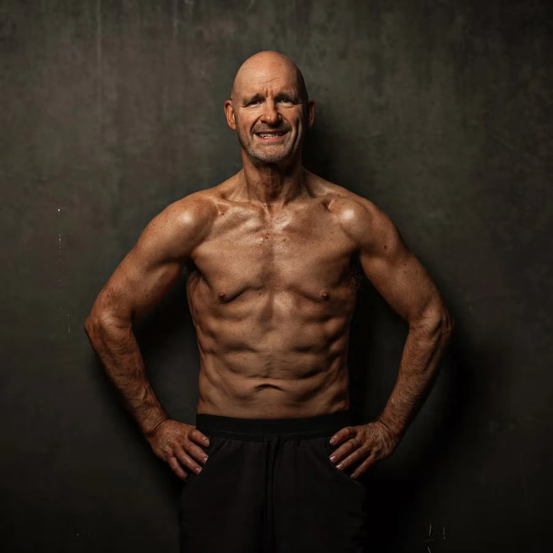 Michael Chamberlain na zijn trainingstraject.